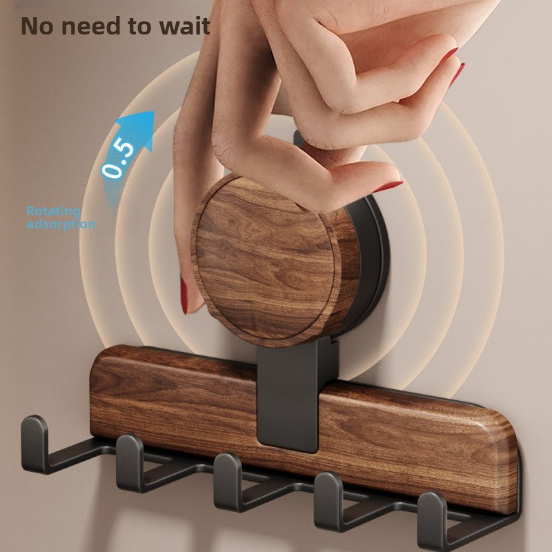 Super Walnut Suction Cup Hook - No Punching Sticky Bathroom Shower Hook, Suitable for Towels, Strong Load-bearing Capacity, Non-destructive Removable Wall Hook, Suitable for Kitchens, Tiles, Utility Hooks