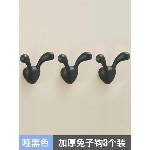 1pc Rabbit-Shaped Metal Wall Hook for Entrance Hall And Bedroom | Light Luxury Decorative Coat Rack | Wall Hanging for Door Or Back Wall