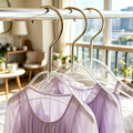 Custom Acrylic Hangers, Engravable with Names and Anniversary Messages, Set of 10. Sturdy and Durable, with Shoulder Design for Easy Hanging of Dresses, Coats, Jackets, Suits, and Other Garments